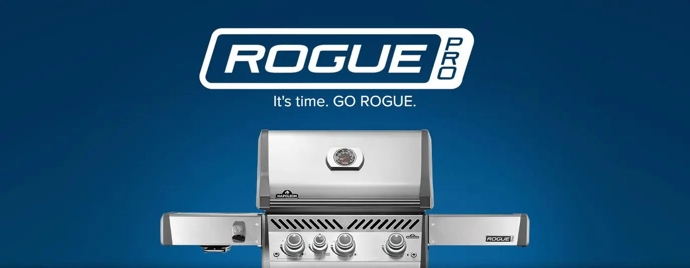 Napoleon Rogue PRO Series Gas Grills with Infrared Side Burners and Stainless Steel Design 2025