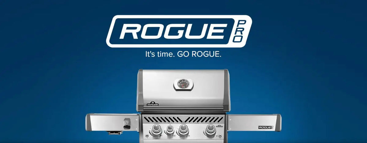 Napoleon Rogue PRO Series Gas Grills with Infrared Side Burners and Stainless Steel Design 2025