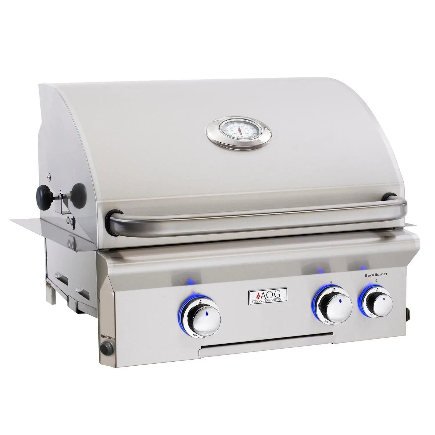 American Outdoor Grill L-Series 24-Inch 2-Burner Built-In Natural Gas Grill With Rotisserie - 24NBL - Agent BBQ