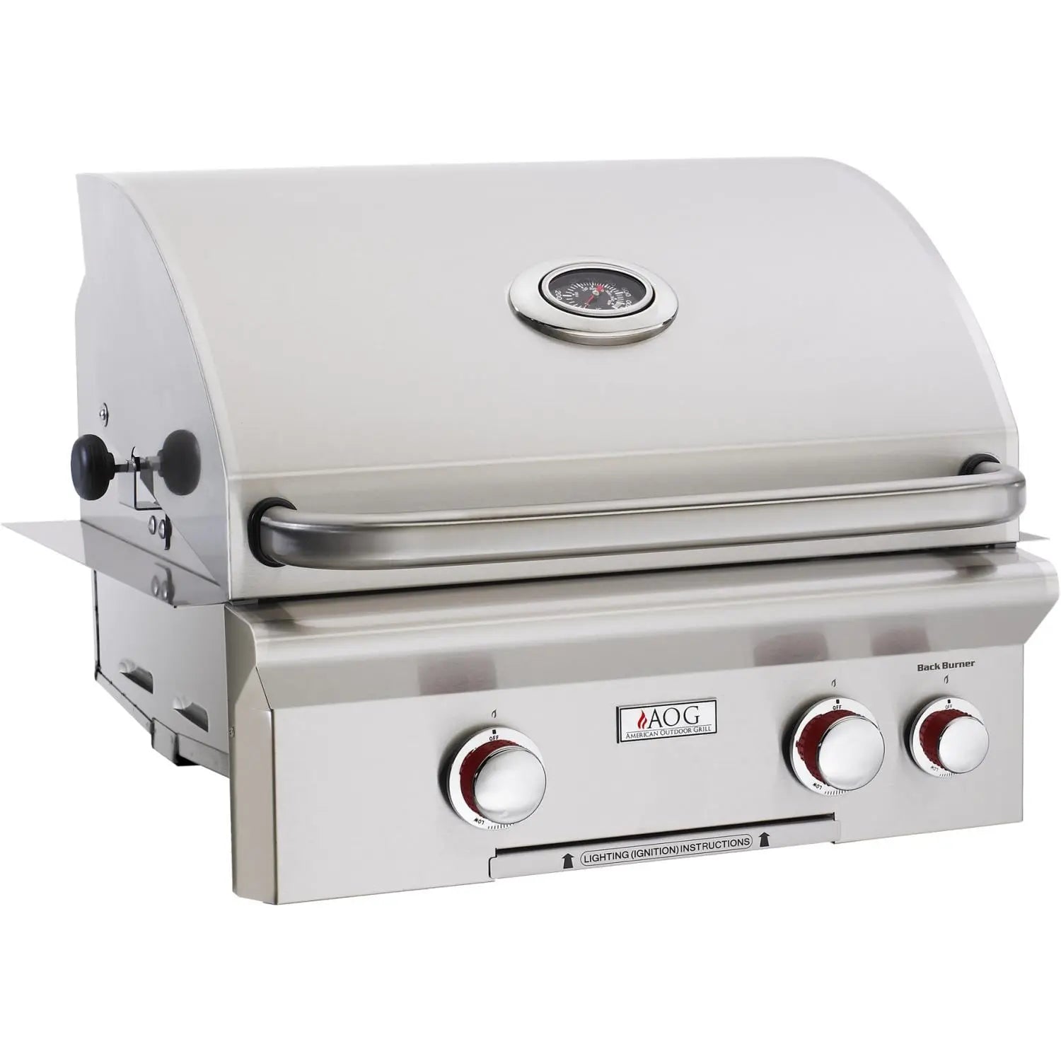 American Outdoor Grill T-Series 24-Inch 2-Burner Built-In Natural Gas Grill With Rotisserie - 24NBT - Agent BBQ