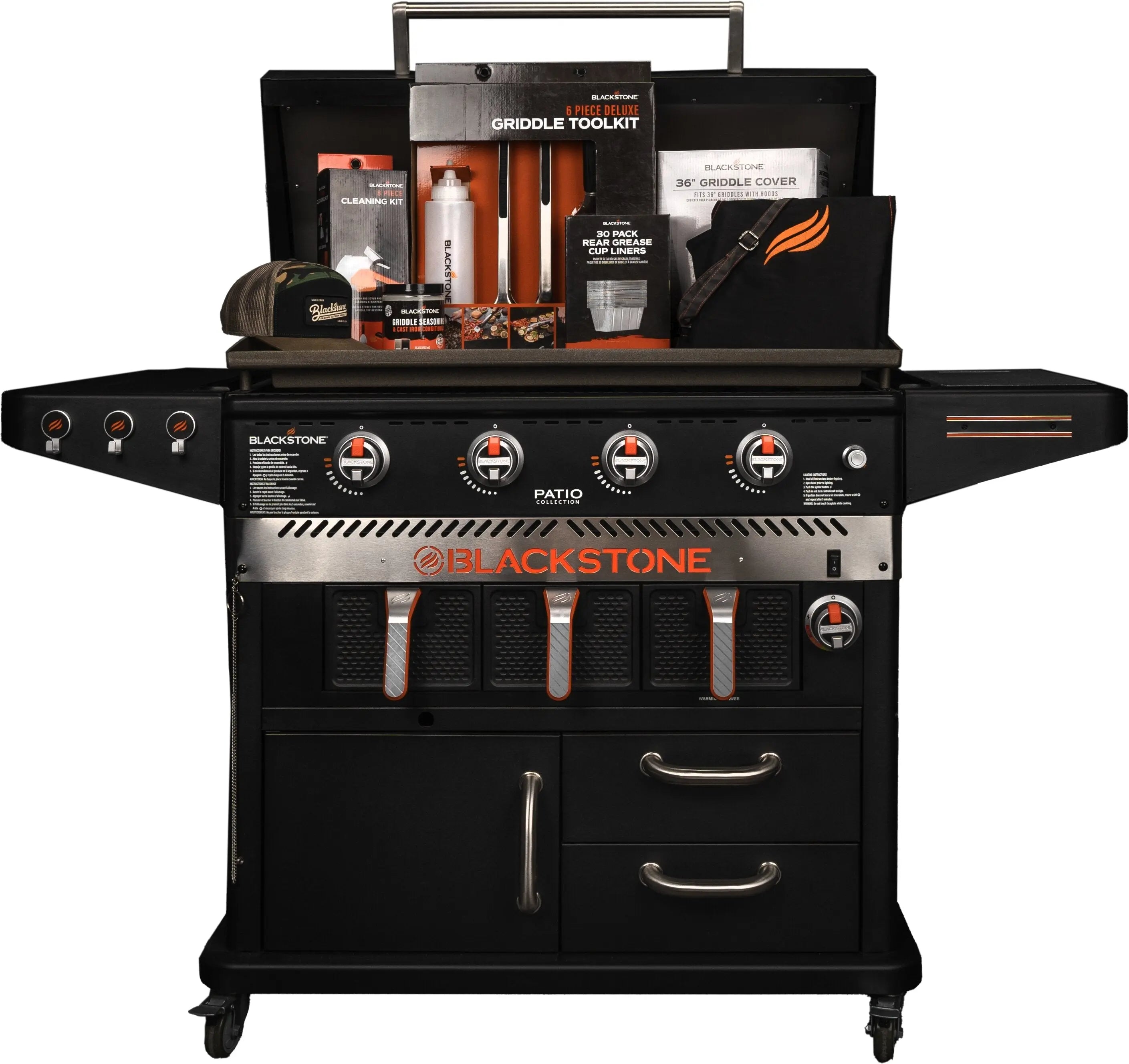 Blackstone Patio 36" Cabinet Griddle W/Airfryer Limited Edition Bundle - 1923 - Agent BBQ