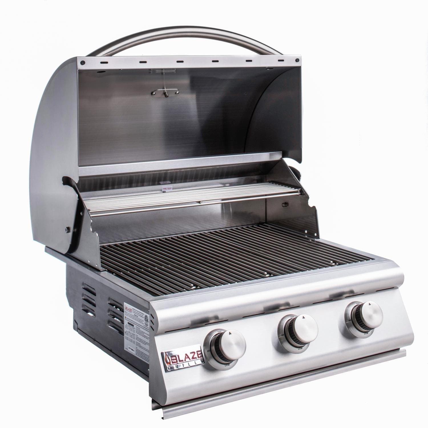 Blaze Prelude LBM 25-Inch 3-Burner Built-In Stainless Steel Gas Grill