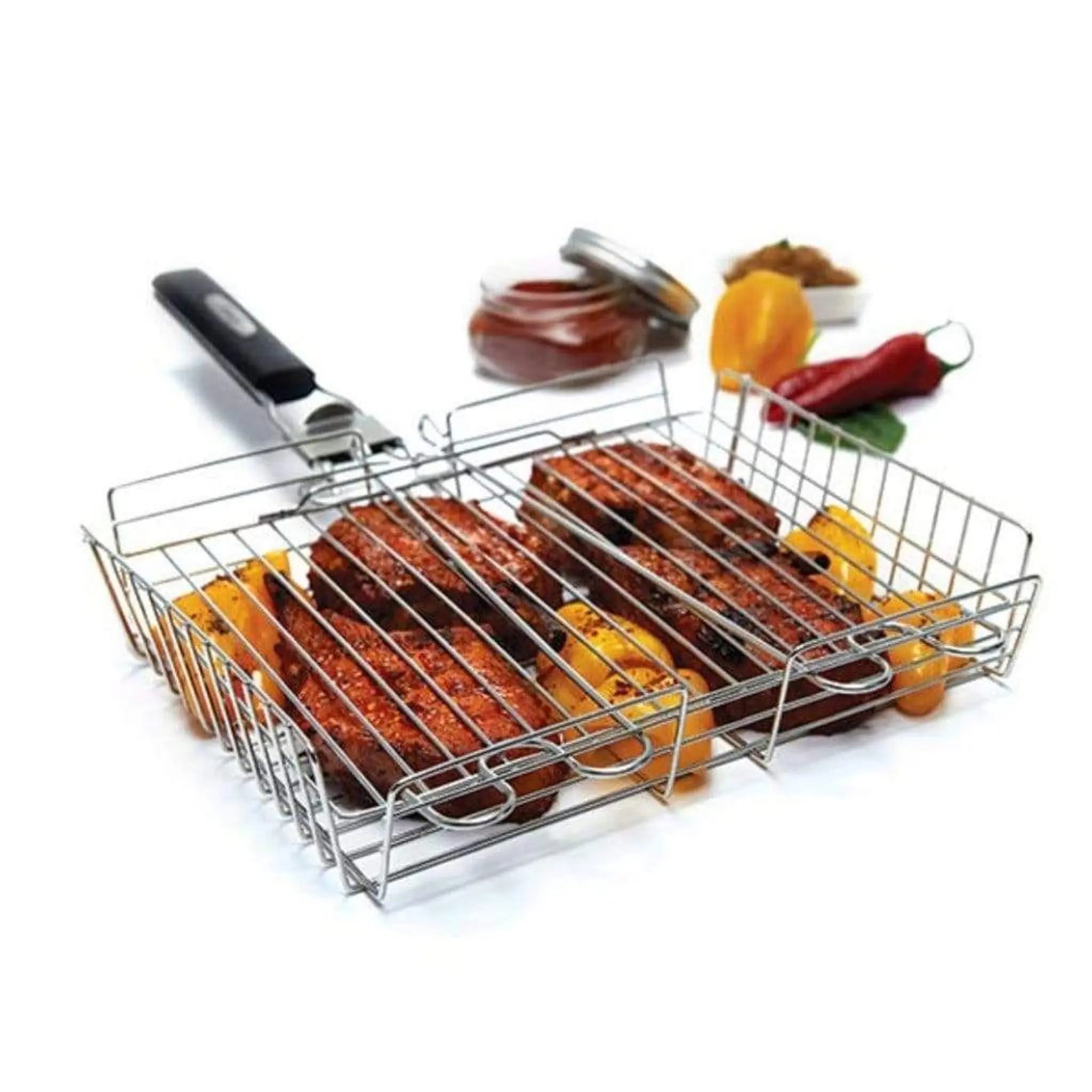 Broil King 12" Stainless Steel Grill Basket w/ Detachable Handle Broil King