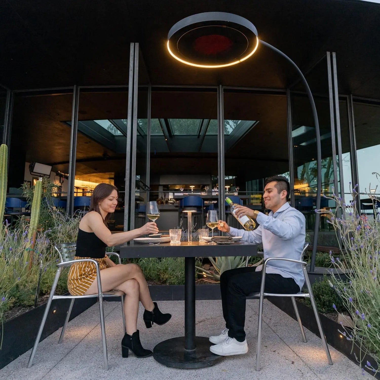 Bromic Heating - Eclipse Smart-Heat 28-Inch 2900W Dual Element 240V Electric Infrared Portable Heater & Dimmer Control - BH0820001 Bromic Heating