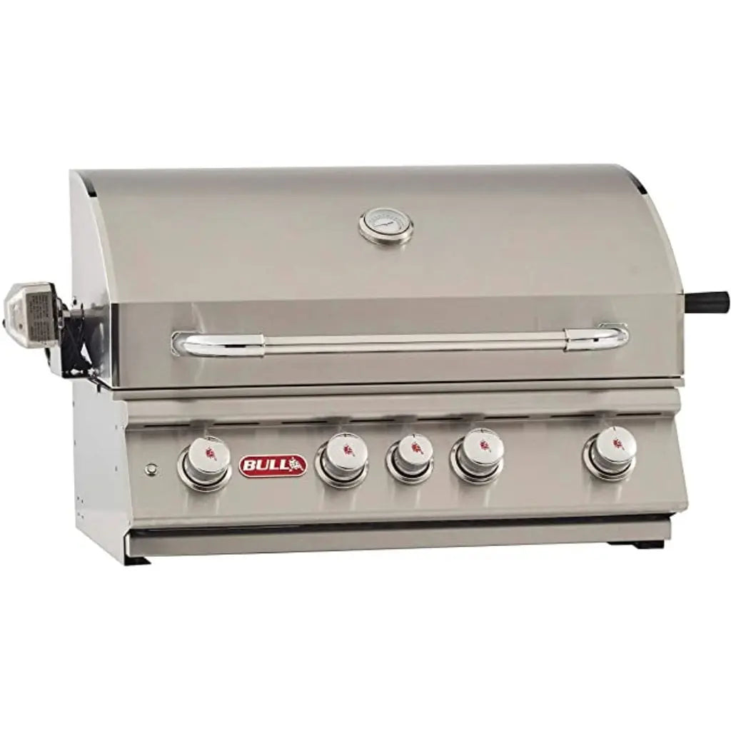 Bull 30" 4-Burner Angus Built-In Gas Grill with Infrared Backburner & Rotisserie Bull Grills