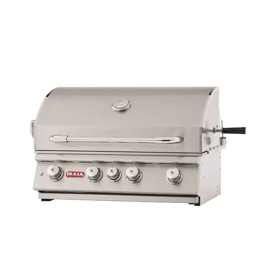 Bull 30" 4-Burner Angus Built-In Gas Grill with Infrared Backburner & Rotisserie Bull Grills