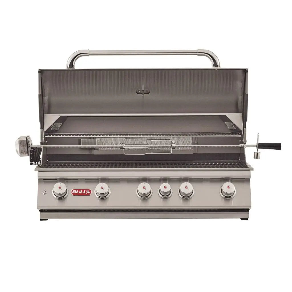Bull 38" 5-Burner Brahma Built-In Gas Grill with Infrared Backburner & Rotisserie Bull Grills