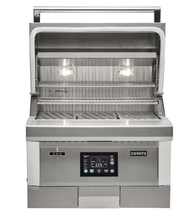 Coyote 28-inch Built In Pellet Grill - C2P28 Coyote Outdoor Living