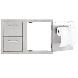 Lion 33-Inch Access Door & Double Drawer Combo Lion Premium Grills