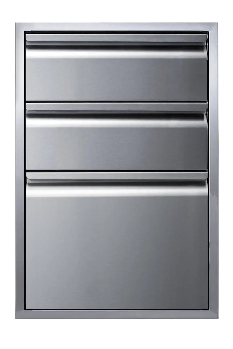 Memphis 21" Built-In Three Drawer Combo - VGC21DB3 Memphis Grills
