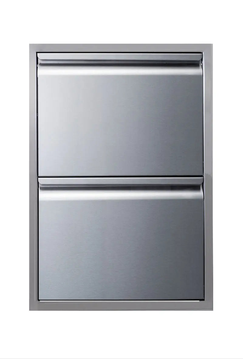 Memphis Grills 21" Built-In Two Drawer Stack - VGC21DB2 Memphis Grills