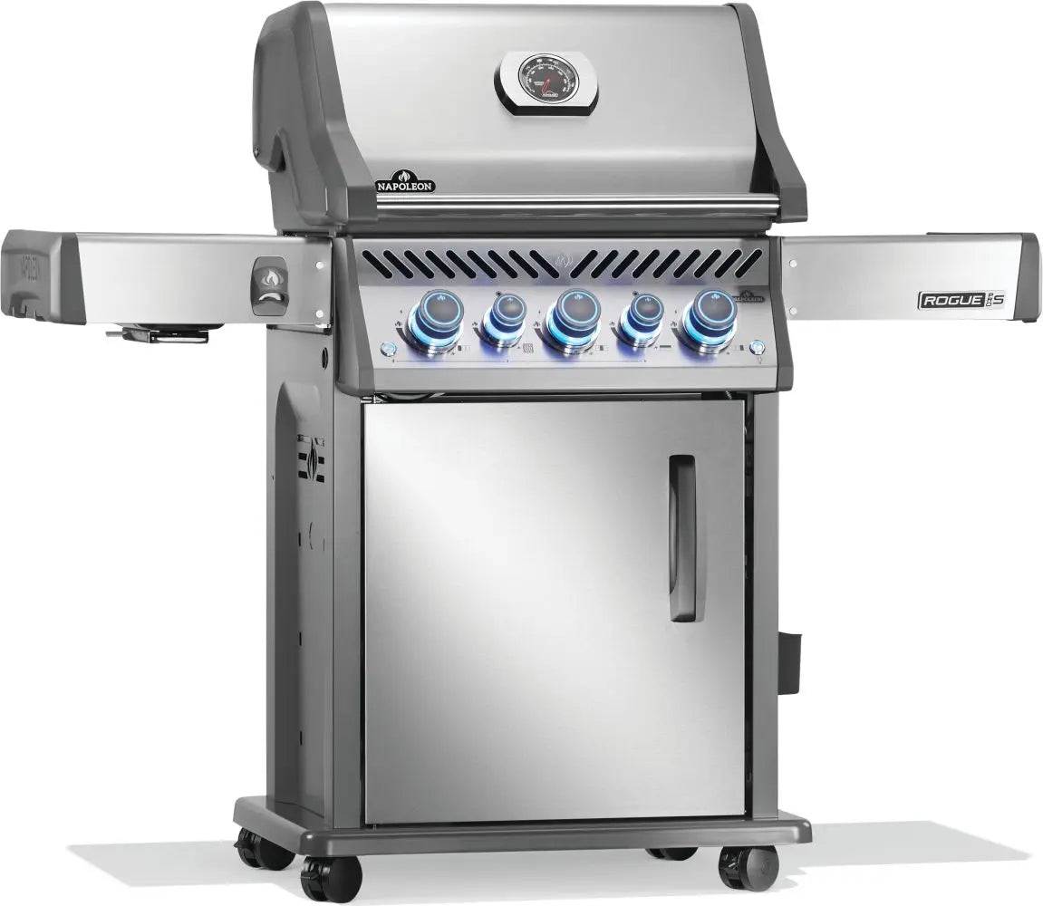 Napoleon Rogue PRO-S 425 3-Burner Gas Grill w/ Side Burner & SafetyGlow - RPS425RSISS-2 Napoleon