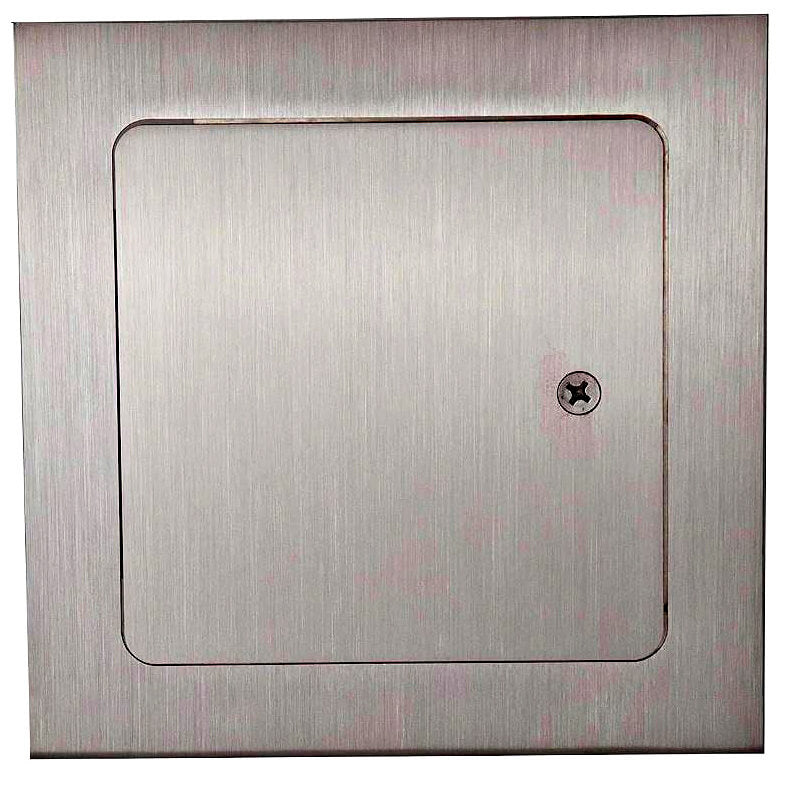 RCS 6 Inch Recessed Single Access Stainless Steel Door - RAD66