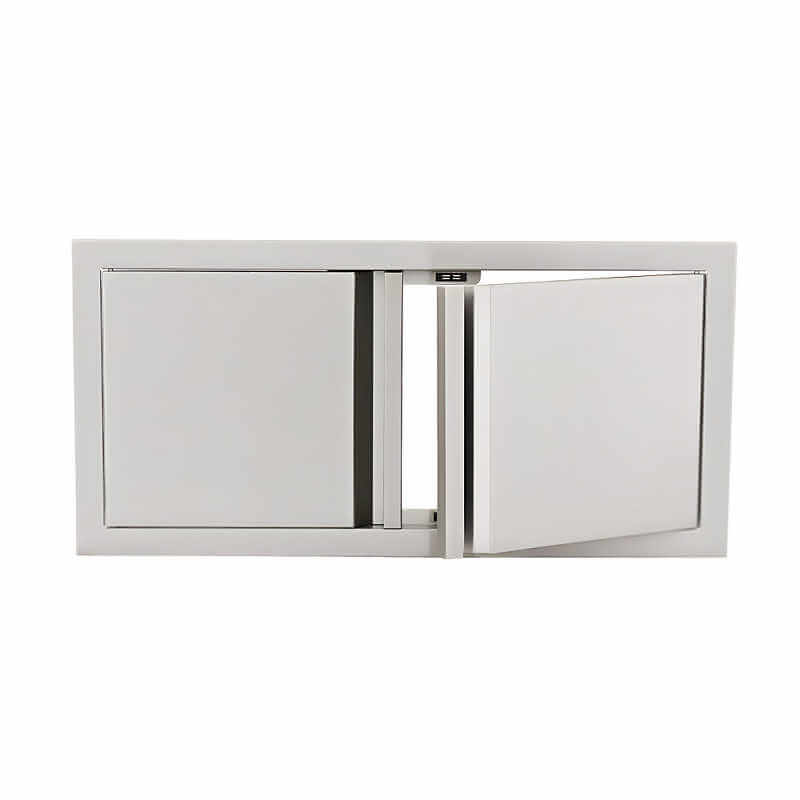 RCS Valiant 33 Inch Low Profile Stainless Steel Double Door - VDD3