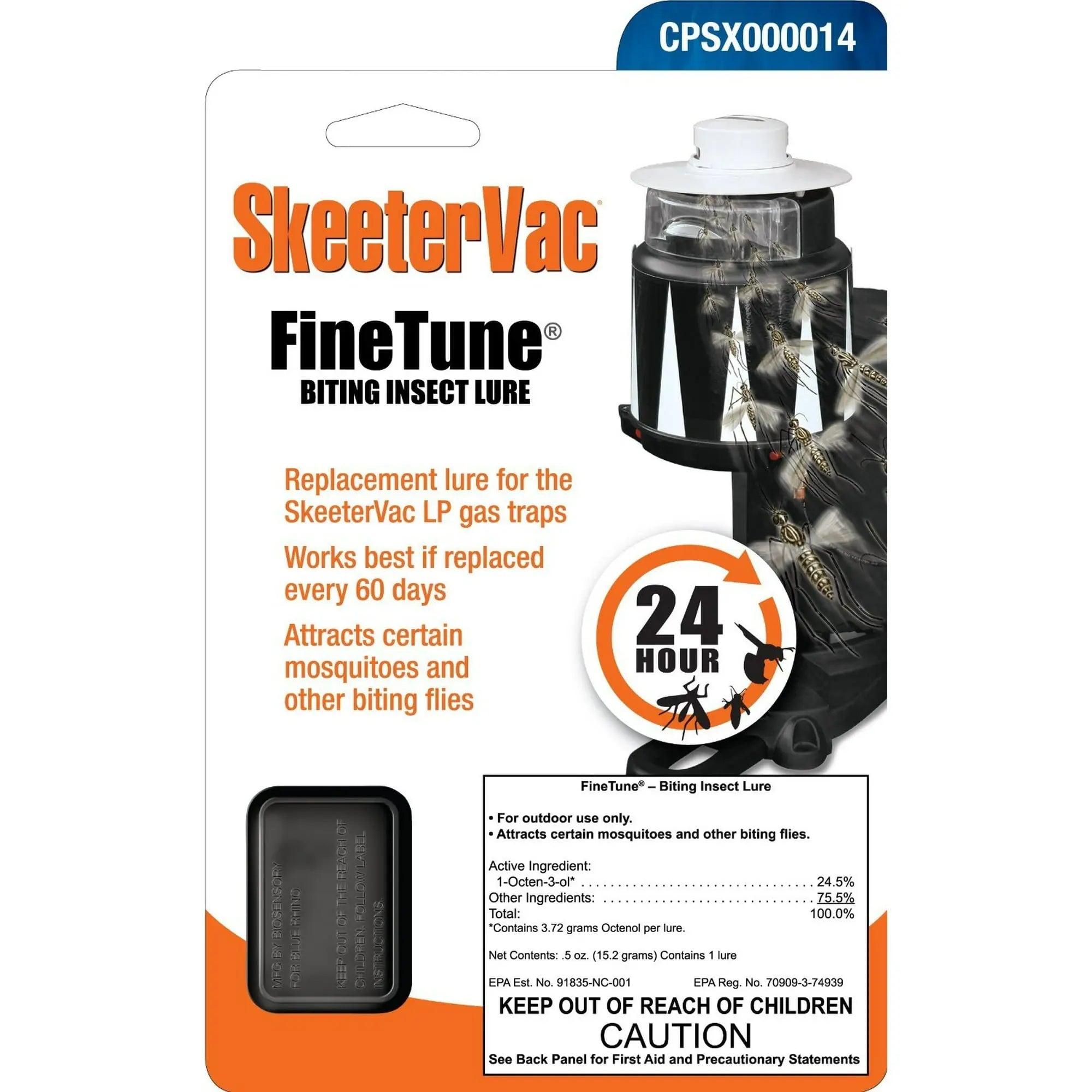 SkeeterVac Fine Tune Biting Insect Lure Replacement Bait Block - CPSX000014 SkeeterVac