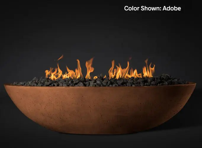 Slick Rock Concrete - Oasis Series 60-Inch Oval Fire Bowl KOF60 Slick Rock Concrete