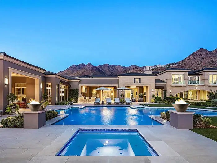 Slick Rock Concrete - RidgeLine Series Square Fire Bowl - Match Lit Slick Rock Concrete