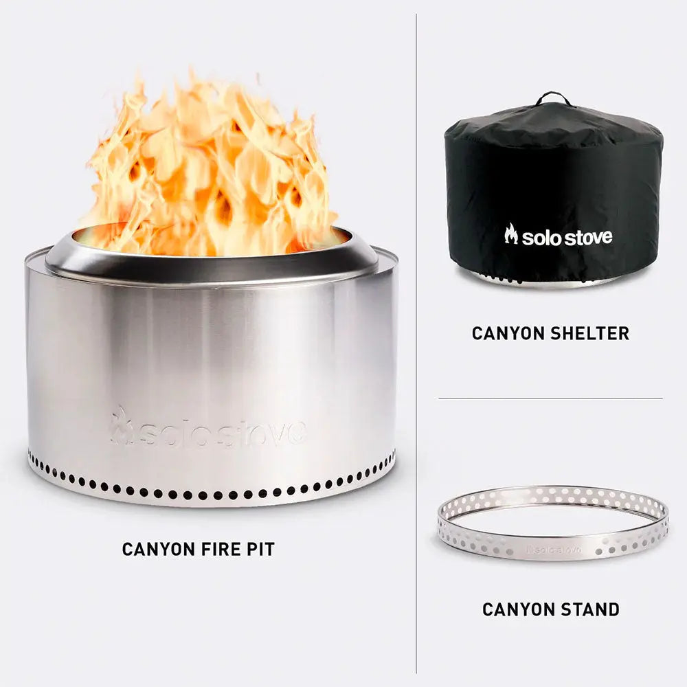 Solo Stove Canyon 2.0 Fire Pit Bundle Solo Stove
