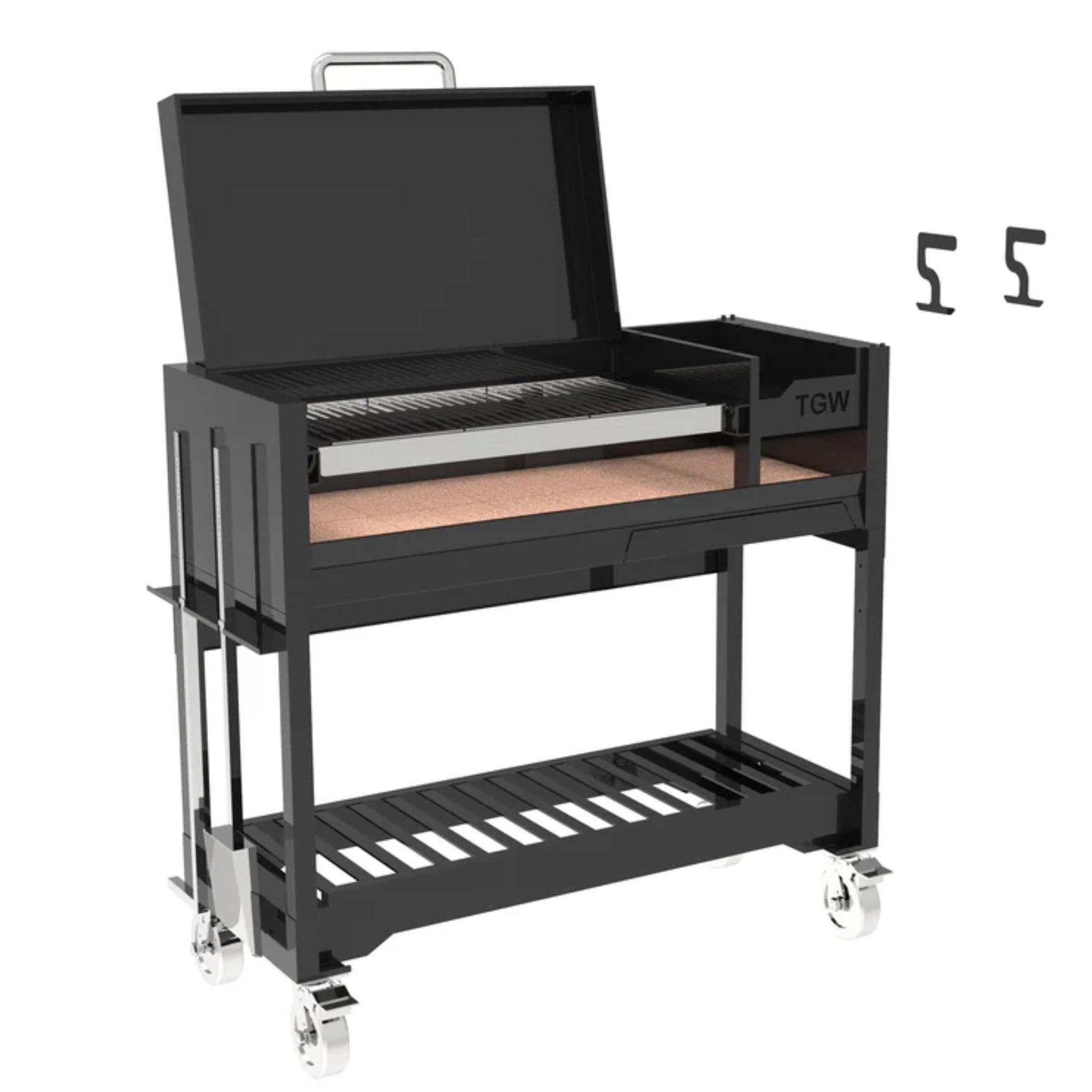 Tagwood BBQ Argentine Gaucho Freestanding Charcoal Grill