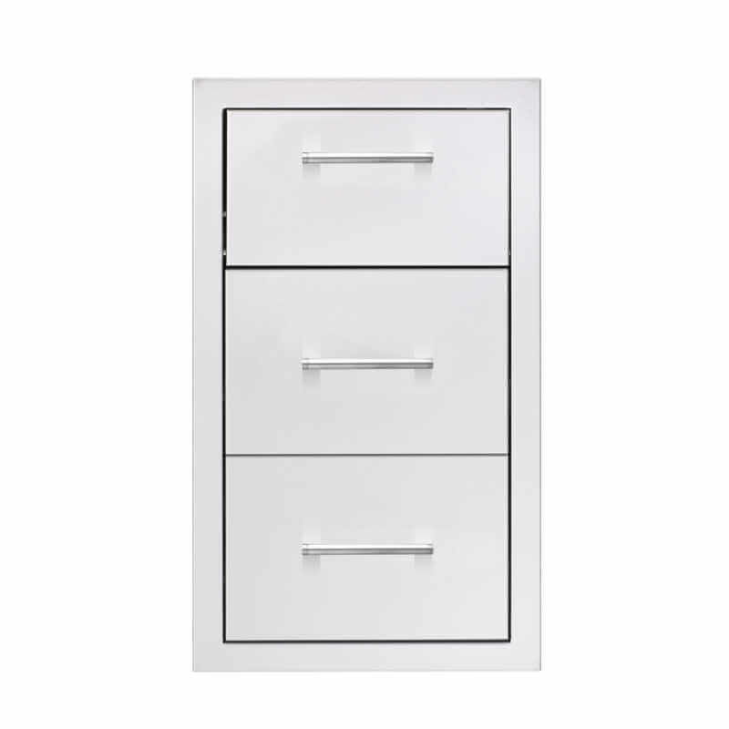 TrueFlame 17-Inch 2 Drawer & Paper Towel Holder Combo - TF-TDC-17