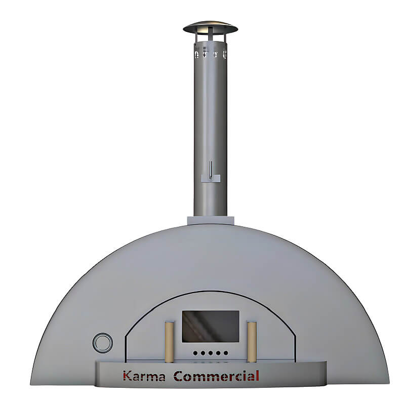 WPPO Karma 55 Inch Commercial Stainless Steel Wood Fired Pizza Oven - WKK-04COM-2