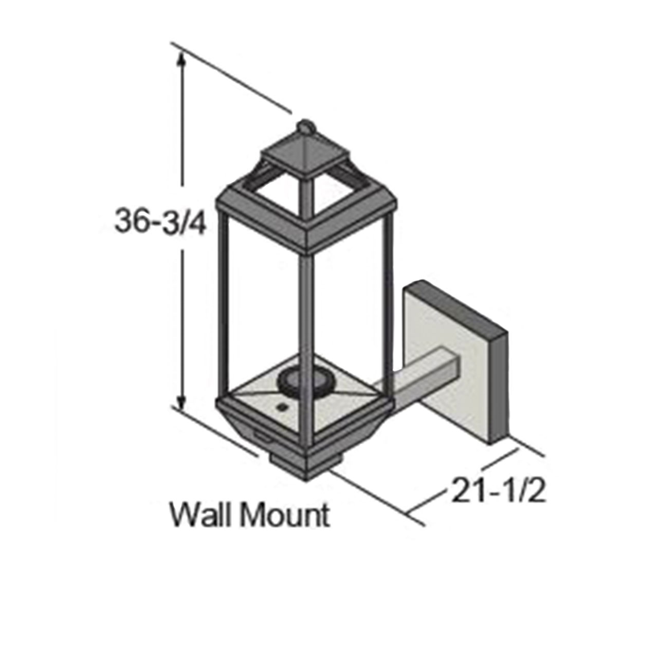 Tempest Torch Decorative Outdoor Wall Mount 94800832