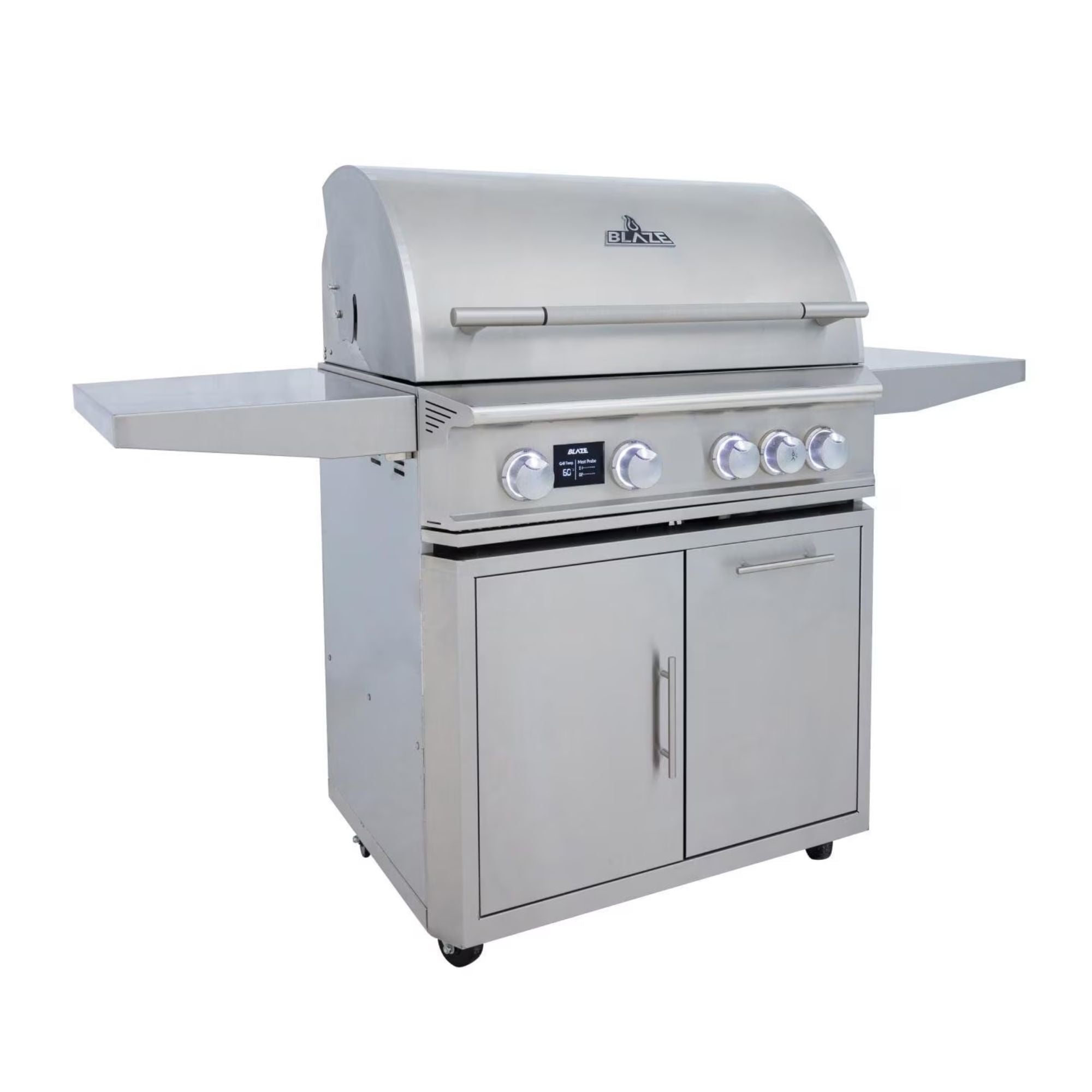 Blaze LTE PRO 32-Inch 4-Burner Freestanding Gas Grill w/ Digital Temperature Screen & Rear Infrared Burner