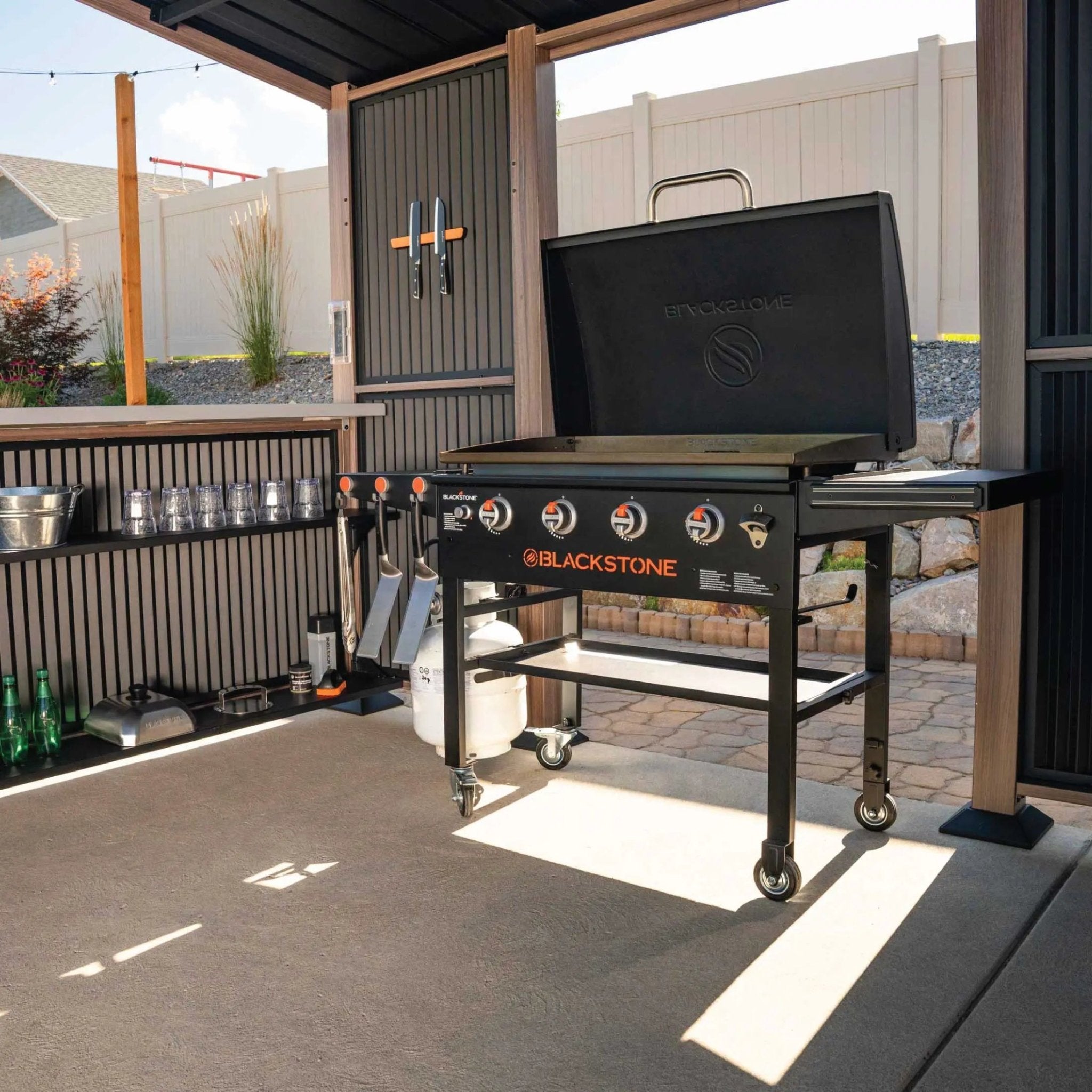 Blackstone 10' x 10' Backyard Pavilion - 6000 - by Blackstone | Buy at Agent BBQ