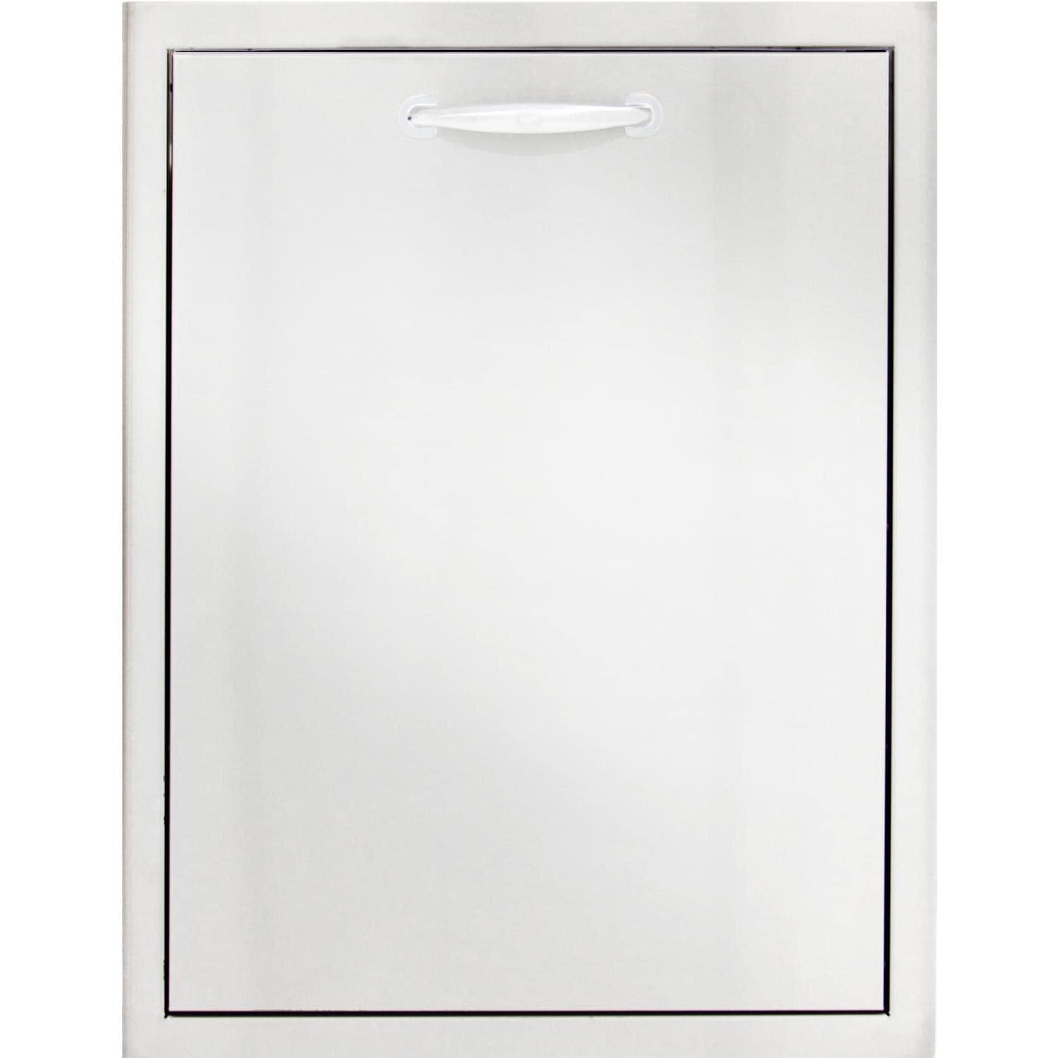 Blaze 20" Roll - Out Double Trash / Recycling Bin in Stainless Steel Finish (BLZ - TREC - DRW - H) - by Blaze Grills | Buy at Agent BBQ