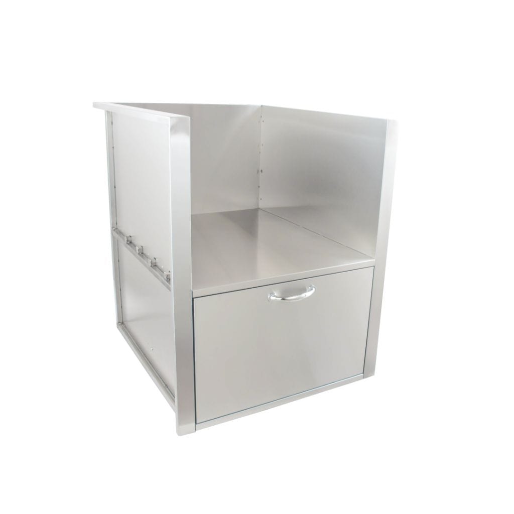 Blaze 34 - Inch Kamado Sleeve with Drawer - by Blaze Grills | Buy at Agent BBQ
