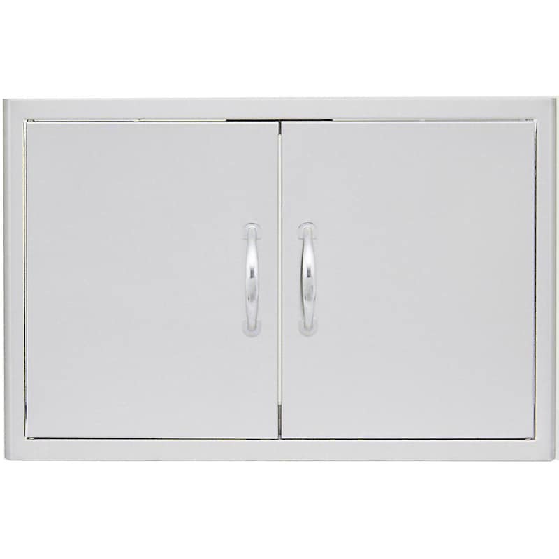 Blaze 40" Double Door With Paper Towel Holder in Stainless Steel Finish (BLZ - AD40 - R) - by Blaze Grills | Buy at Agent BBQ