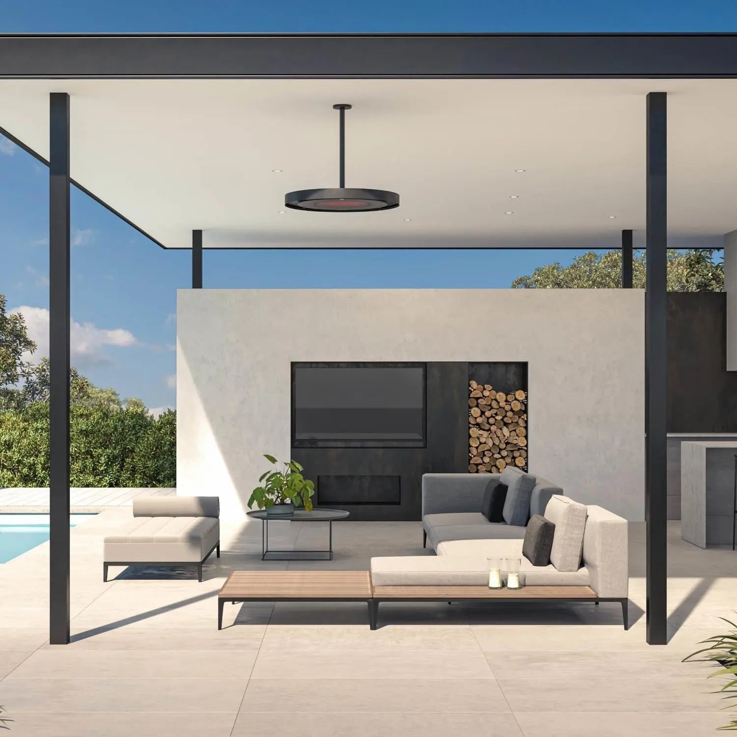 Bromic Heating - Eclipse 24 - Inch Straight Ceiling Pole - BH3230002 - by Bromic Heating | Buy at Agent BBQ