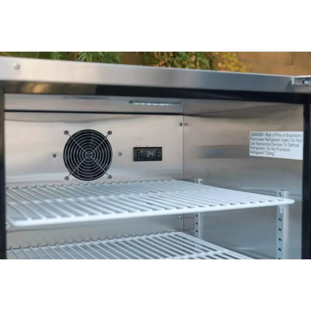 Bull 23" 4.9 Cu. Ft. Stainless Steel Premium Outdoor Refrigerator Series 2 - by Bull Grills | Buy at Agent BBQ