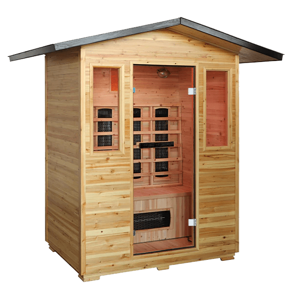 Cal Saunas Solara - Outdoor 3 Person Infrared Sauna - by Cal Saunas | Buy at Agent BBQ