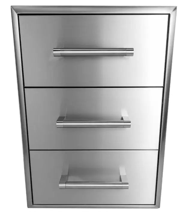 Coyote 18 Inch Triple Drawer Cabinet - C3 - 3DC - by Coyote Outdoor Living | Buy at Agent BBQ
