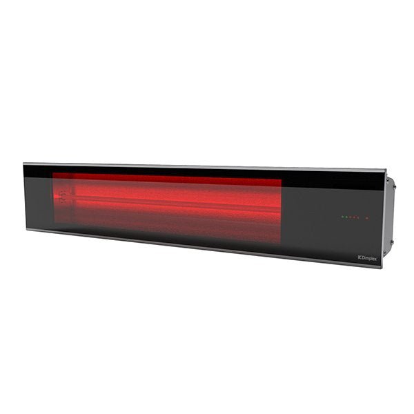Dimplex - DIR Series 36" Indoor/Outdoor Wall - Mounted Electric Infrared Heater (1800W 240V) - DIR18A10GR - by Dimplex | Buy at Agent BBQ