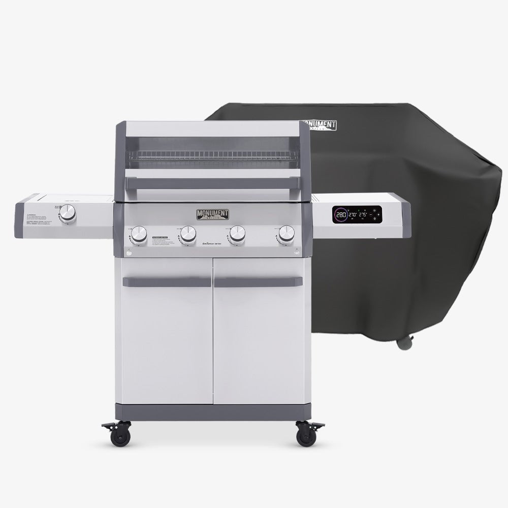 Monument Grills - Eminence 405 - Chic Clearview® Smart Stainless Gas Grill - E405 - by Monument Grills | Buy at Agent BBQ