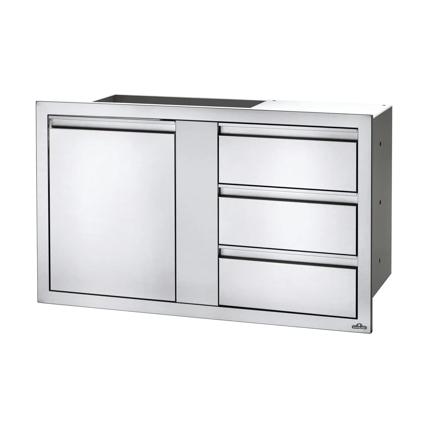 Napoleon BI - 4224 - 1D3DR - 42" x 24" Large Single Door & Triple Drawer Combo - by Napoleon | Buy at Agent BBQ