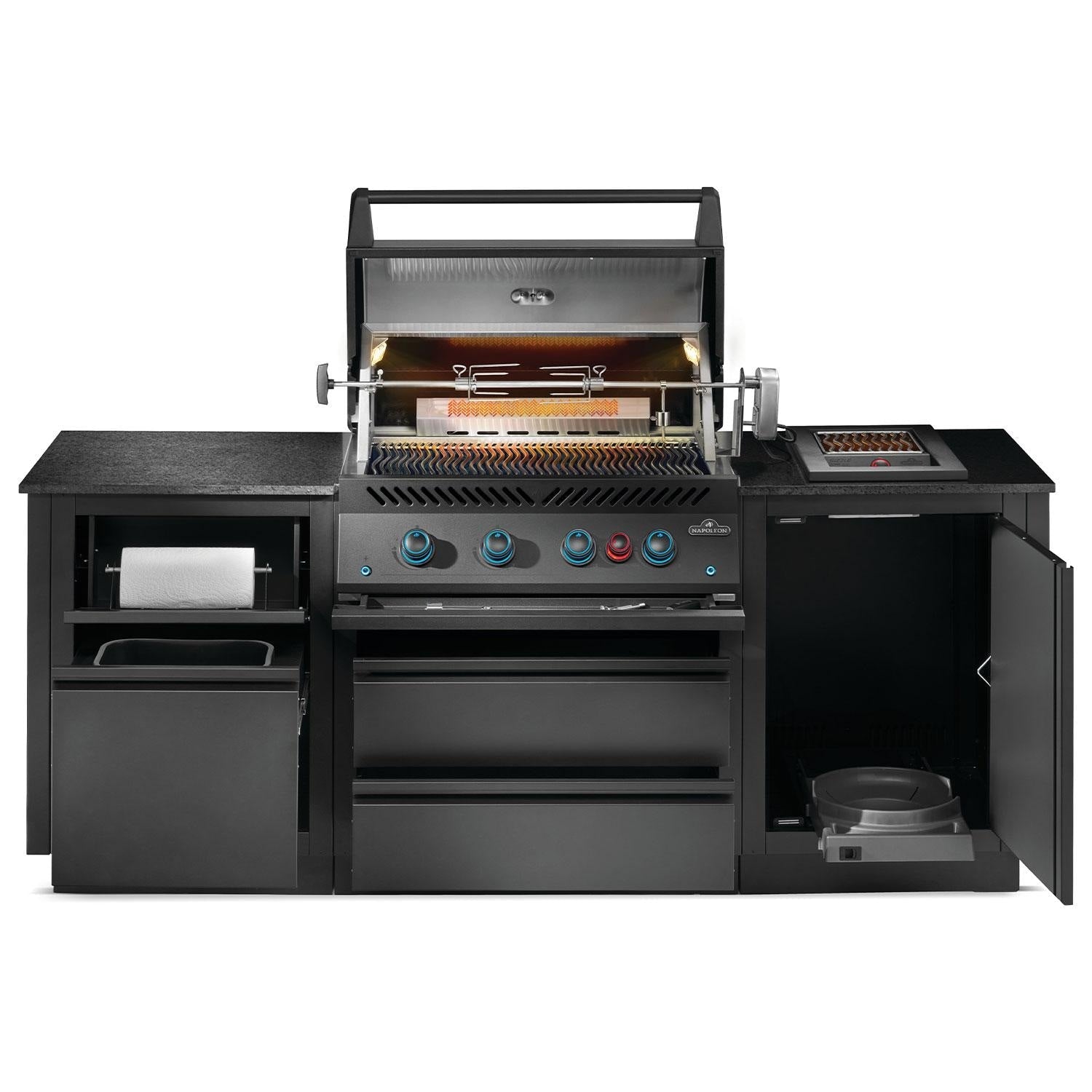 Napoleon OASIS 301 Outdoor Kitchen Island w/ Side Burner & 700 Series 32 - inch Grill Head - ODK301 - BIG32 - Gas Grill by Napoleon | Buy at Agent BBQ