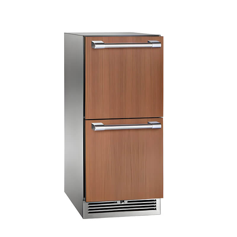 Perlick 15 - Inch Signature Series Stainless Steel Panel Ready Drawer Outdoor Refrigerator - HP15RO - 4 - 6 - by Perlick | Buy at Agent BBQ