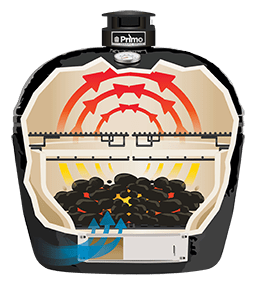 Primo Oval XXL 500 Charcoal Ceramic Kamado Grill PGCXXLH - Grills by Primo Grills | Buy at Agent BBQ