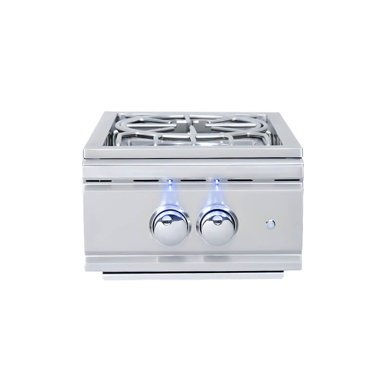 RCS Cutlass Pro Series Built - In Power Burner With Stainless Steel Lid - RSB3A - by Renaissance Cooking Systems | Buy at Agent BBQ