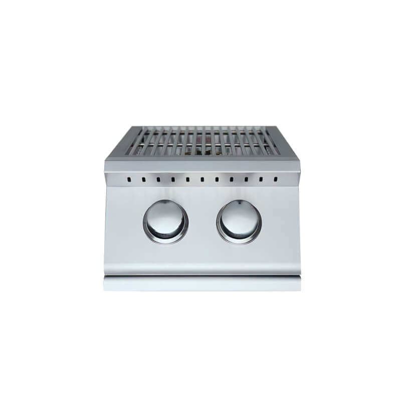RCS Premier Series Stainless Steel Double Side Burner - RJCSSB - by Renaissance Cooking Systems | Buy at Agent BBQ