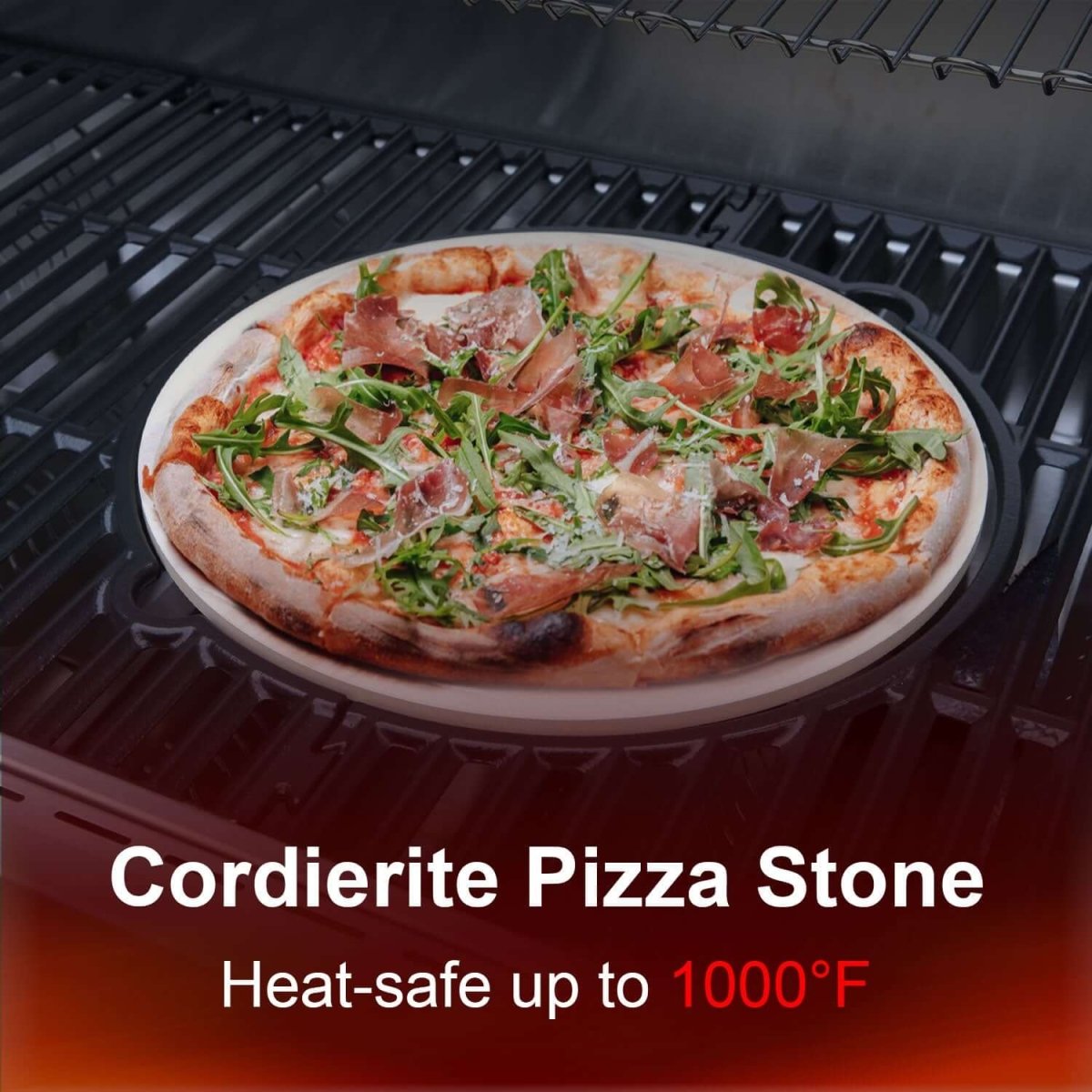 Monument Grills Cordierite Pizza Stone - A202