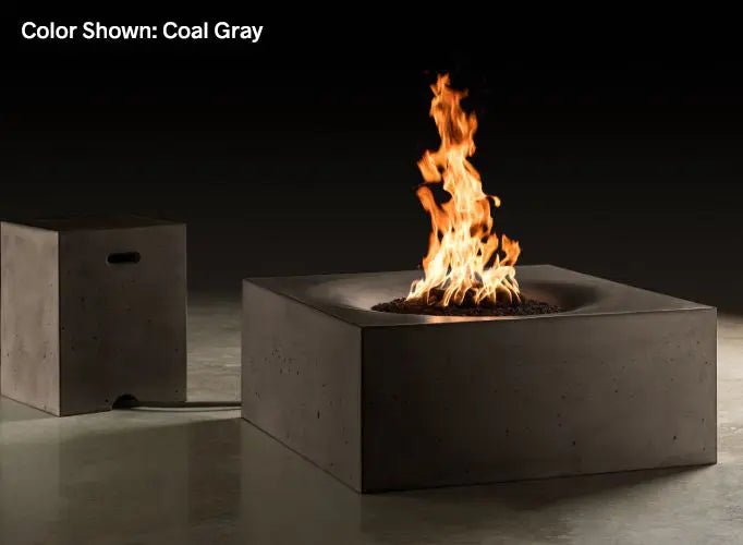Slick Rock Concrete - Horizon Series 36 - Inch Square Fire Table KHF36 - by Slick Rock Concrete | Buy at Agent BBQ