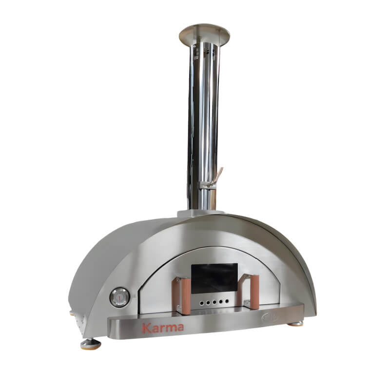 WPPO Karma Professional 42 Inch Stainless Steel Wood Fired Pizza Oven - WKK - 03S - 304SS - by WPPO | Buy at Agent BBQ