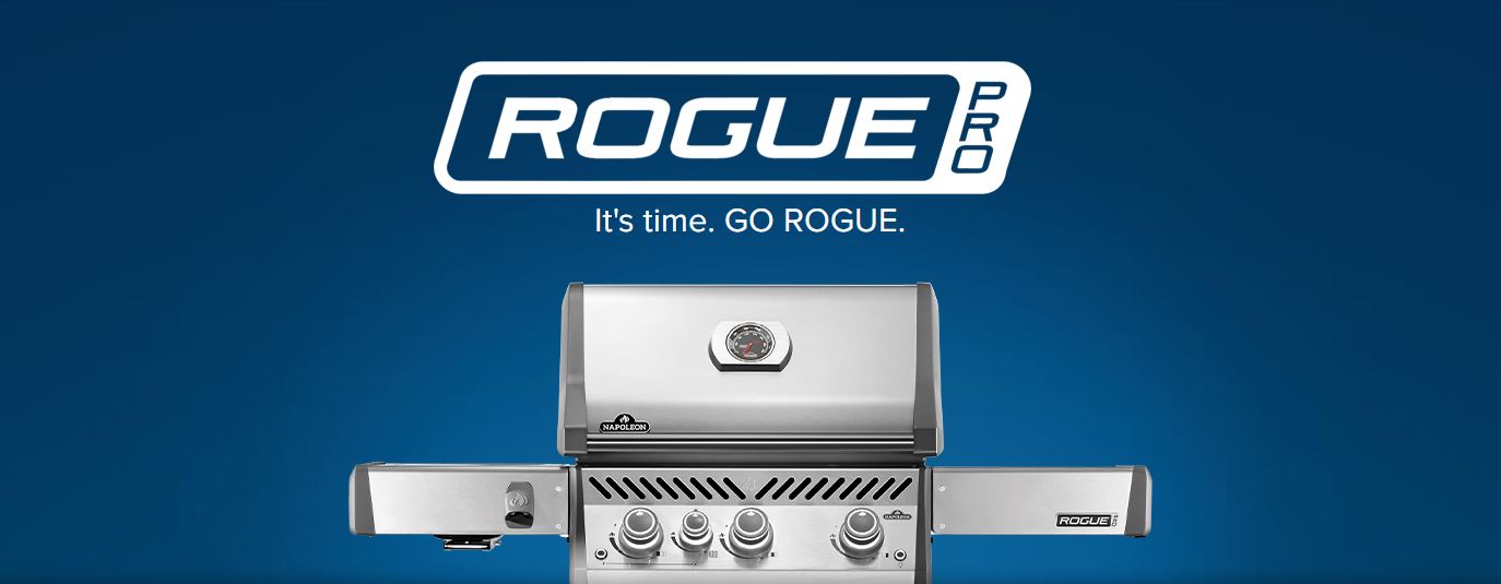 Napoleon Rogue PRO Series Gas Grills with Infrared Side Burners and Stainless Steel Design 2025