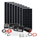 1600 Watt 24V Complete Solar Kit Rich Solar