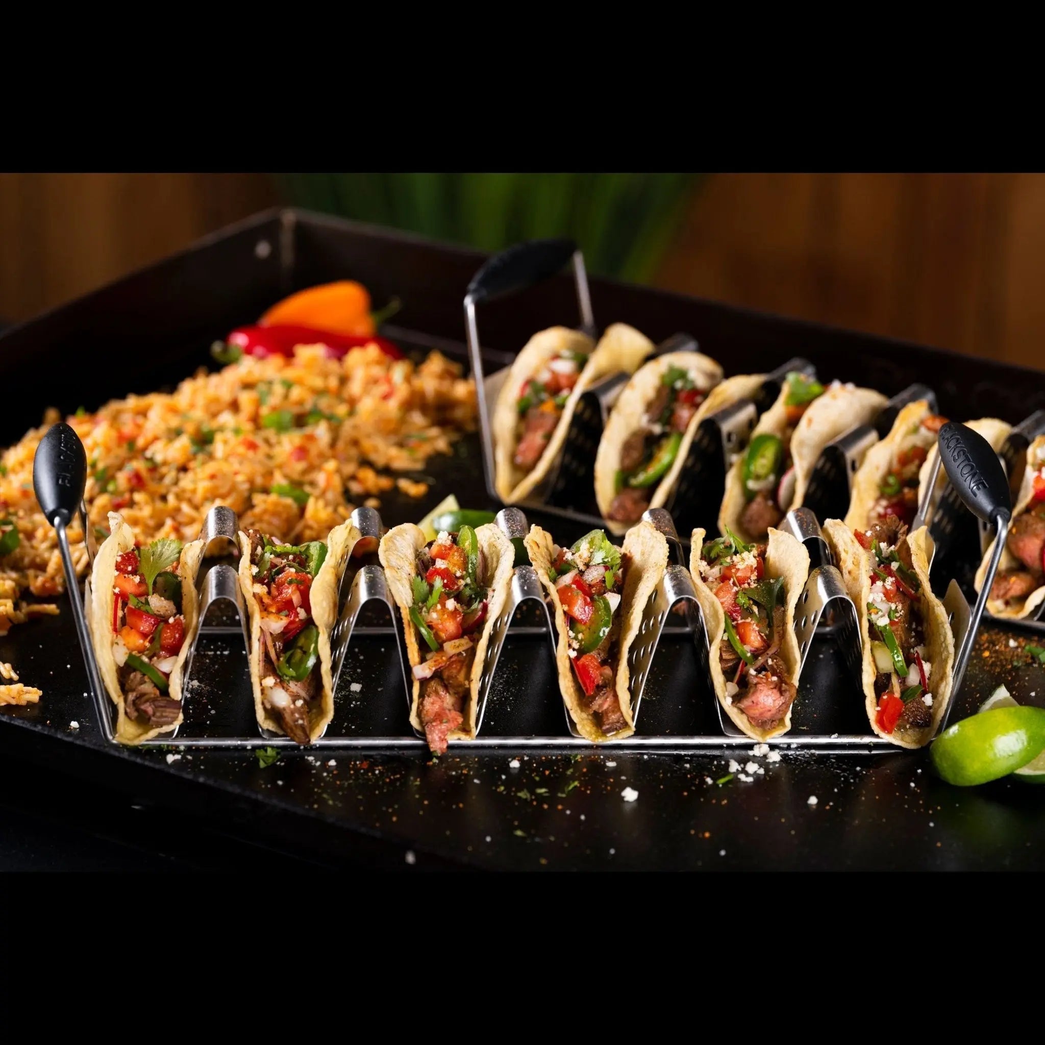 2 Pack Taco Racks - Agent BBQ