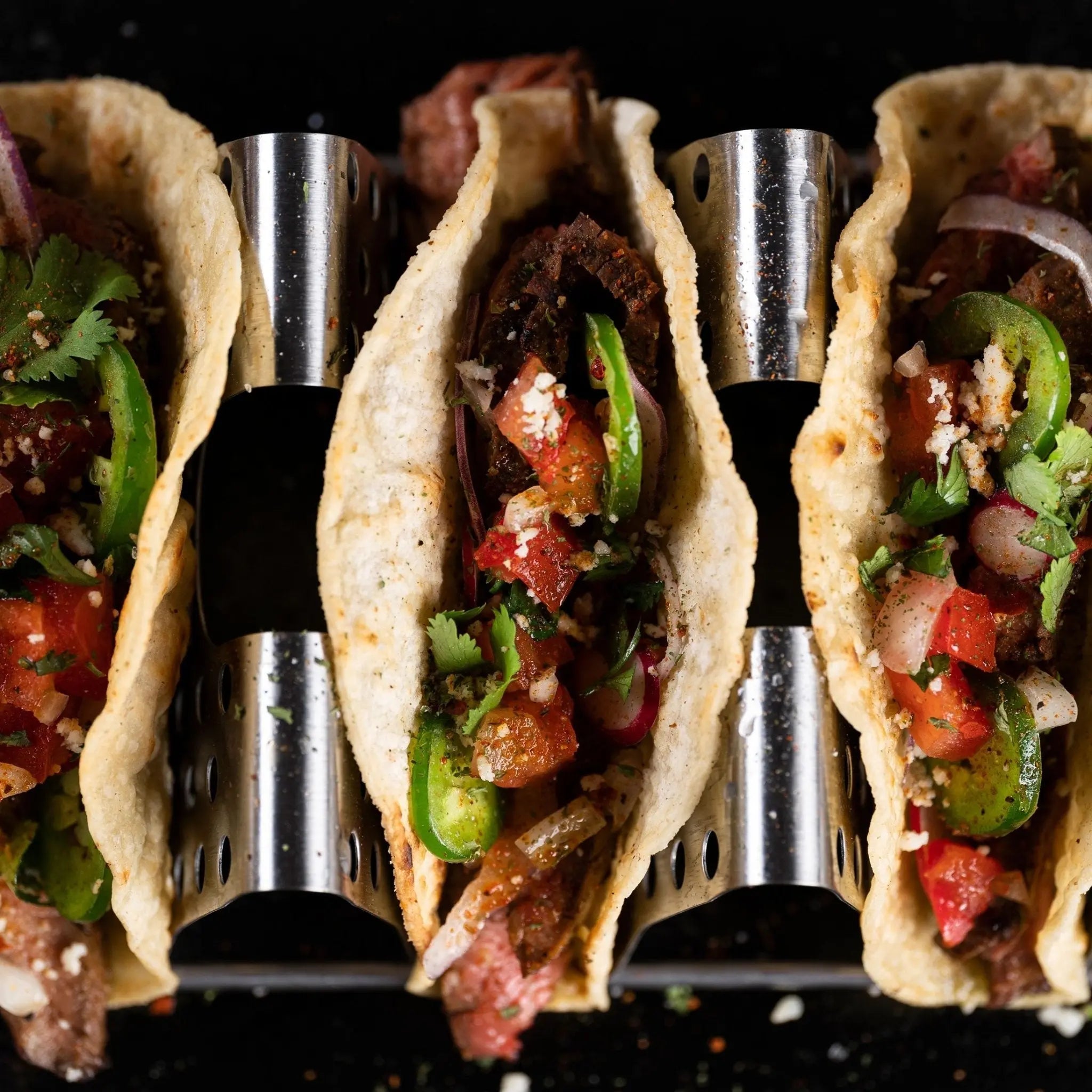 2 Pack Taco Racks - Agent BBQ